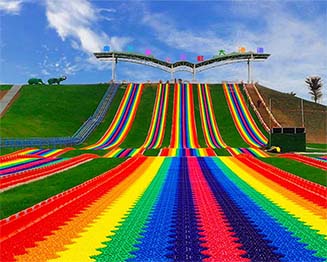 Rainbow slide ride