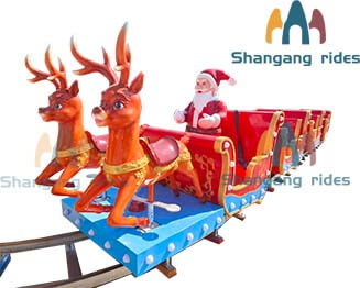 Christmas Festival Santa Claus Elk Train