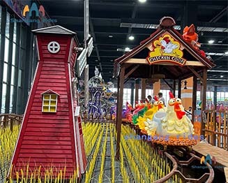 Nice amusement park Chicken coop ride